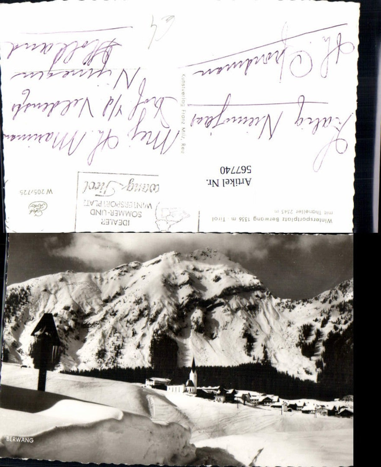 Alte Ansichtskarte – Old Postcard