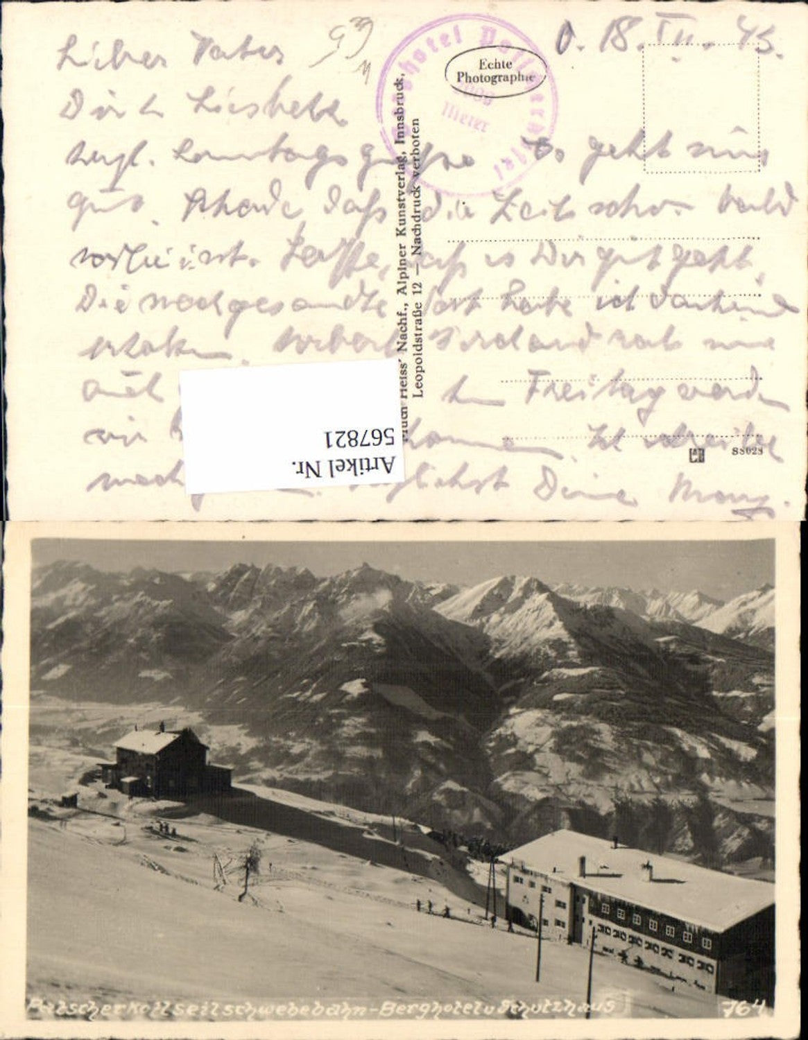 Alte Ansichtskarte – Old Postcard