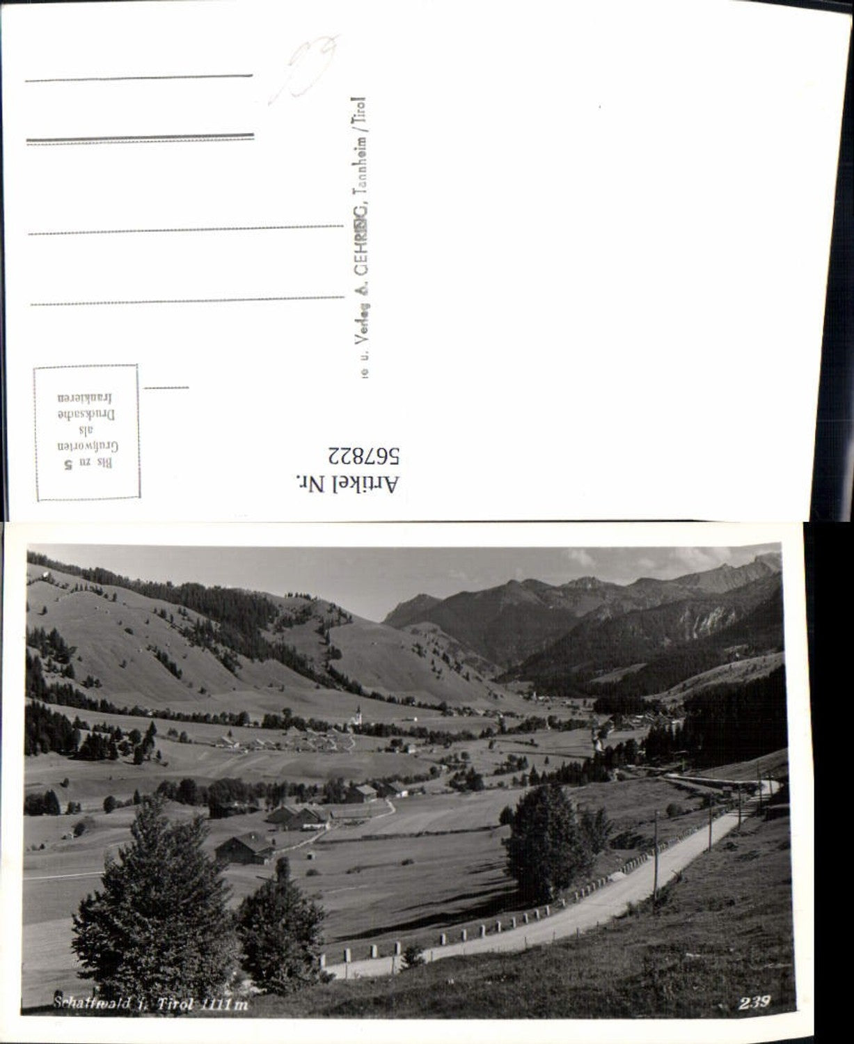 Alte Ansichtskarte – Old Postcard