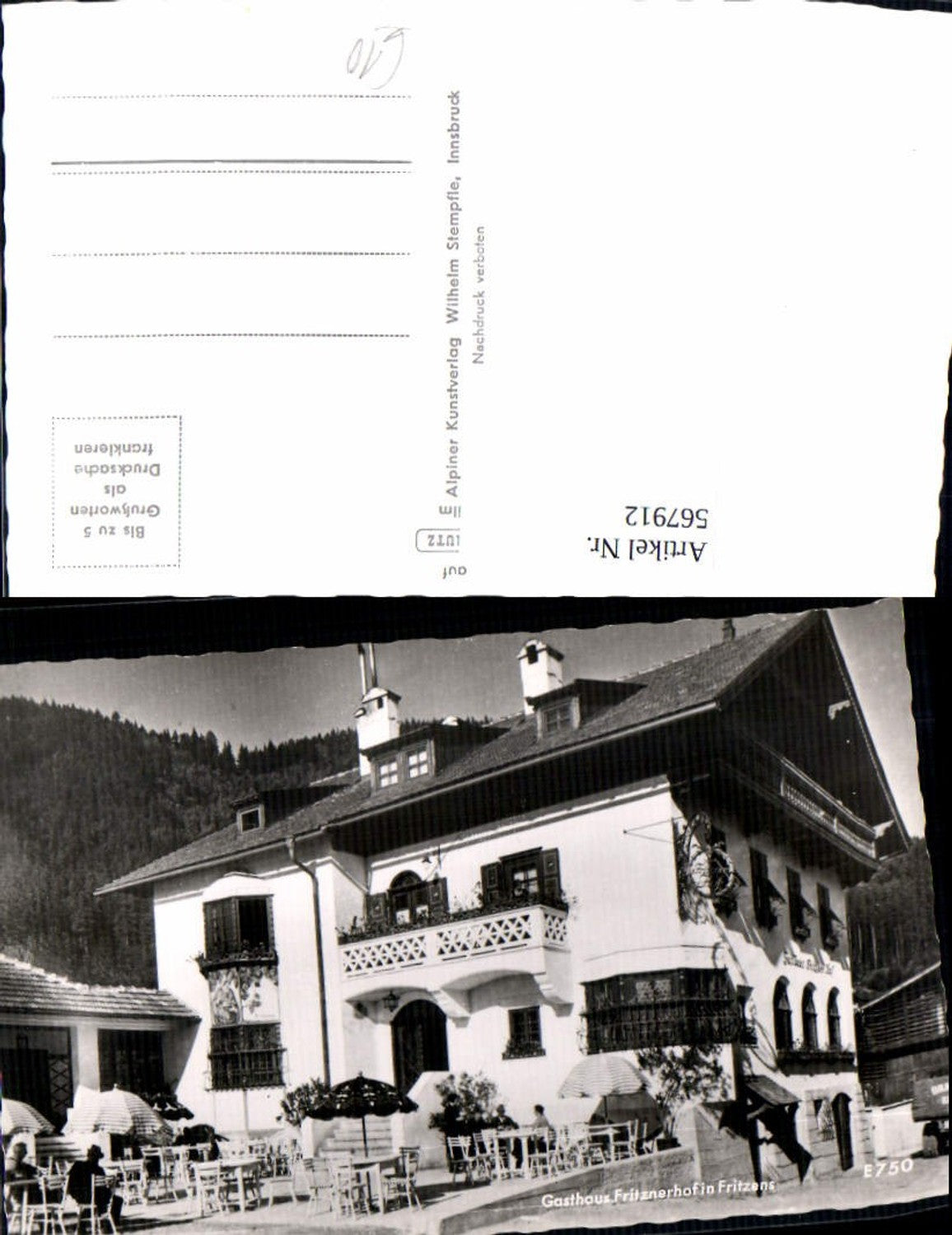 Alte Ansichtskarte – Old Postcard