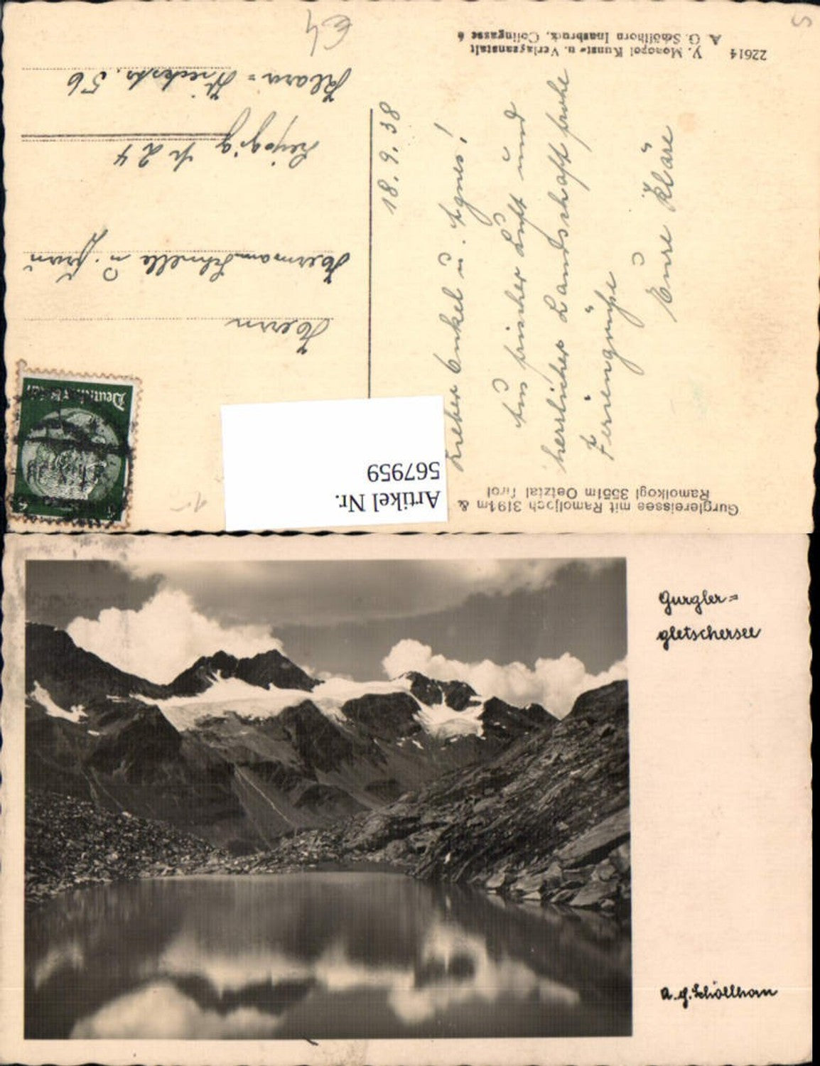 Alte Ansichtskarte – Old Postcard