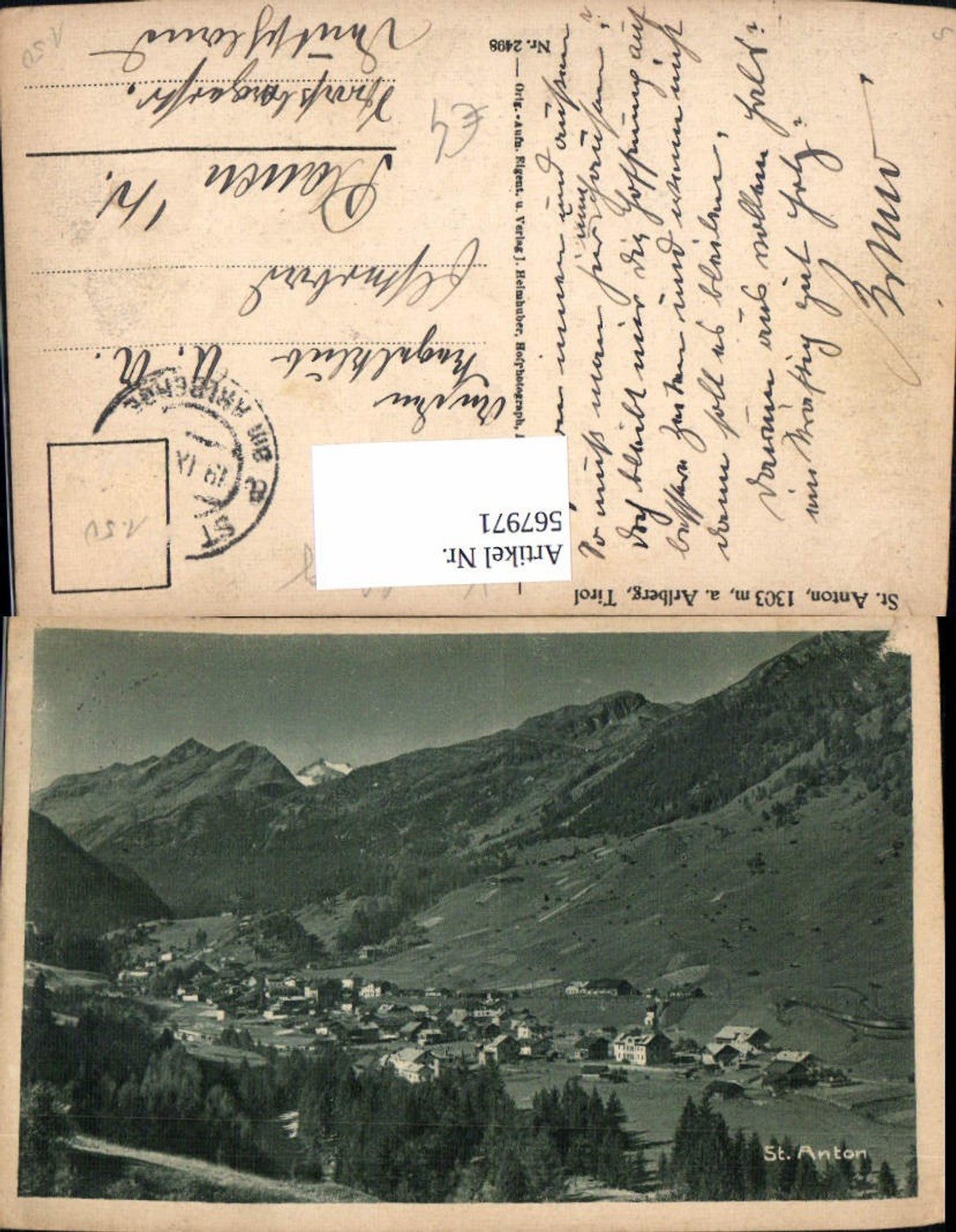 Alte Ansichtskarte – Old Postcard