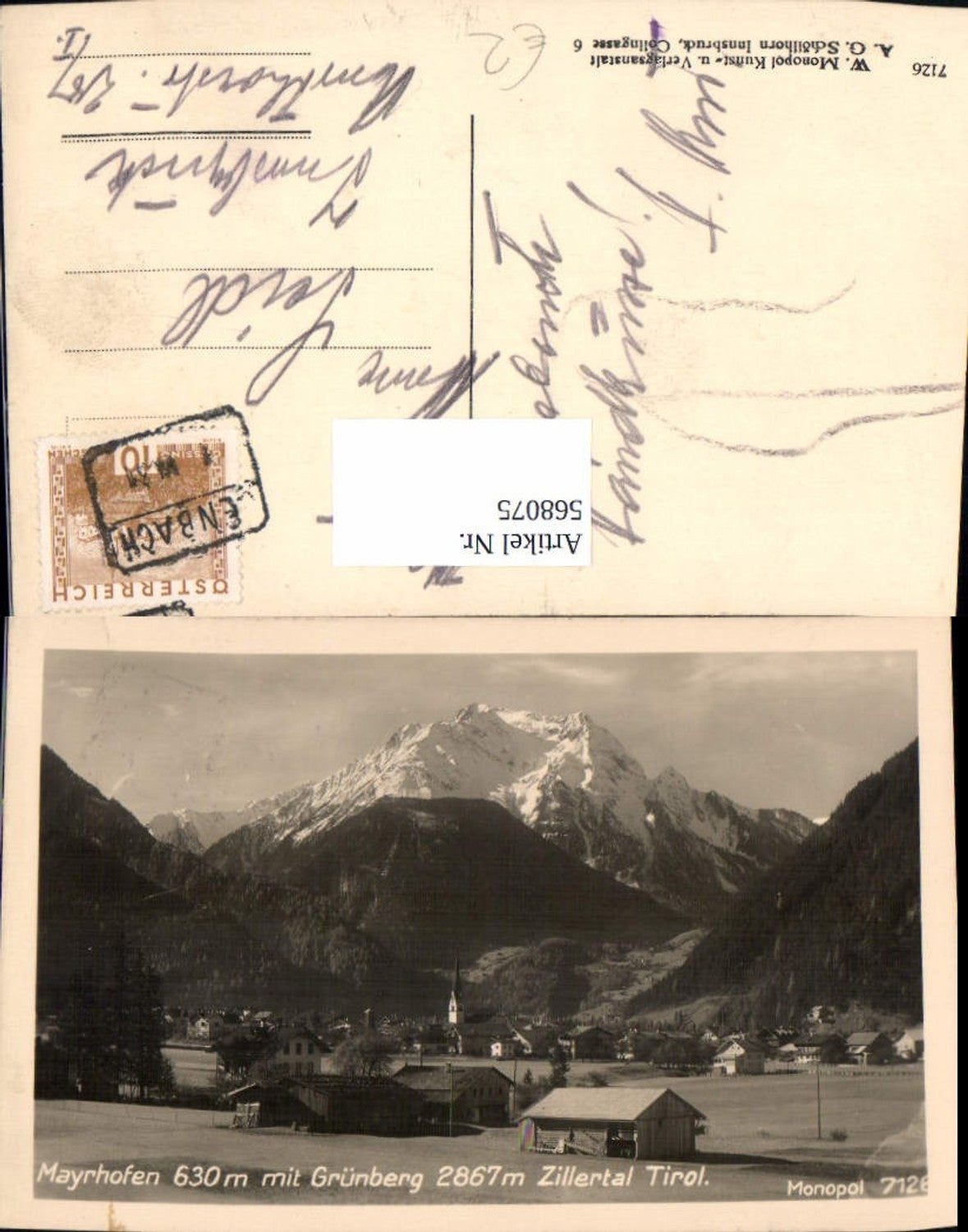 Alte Ansichtskarte – Old Postcard