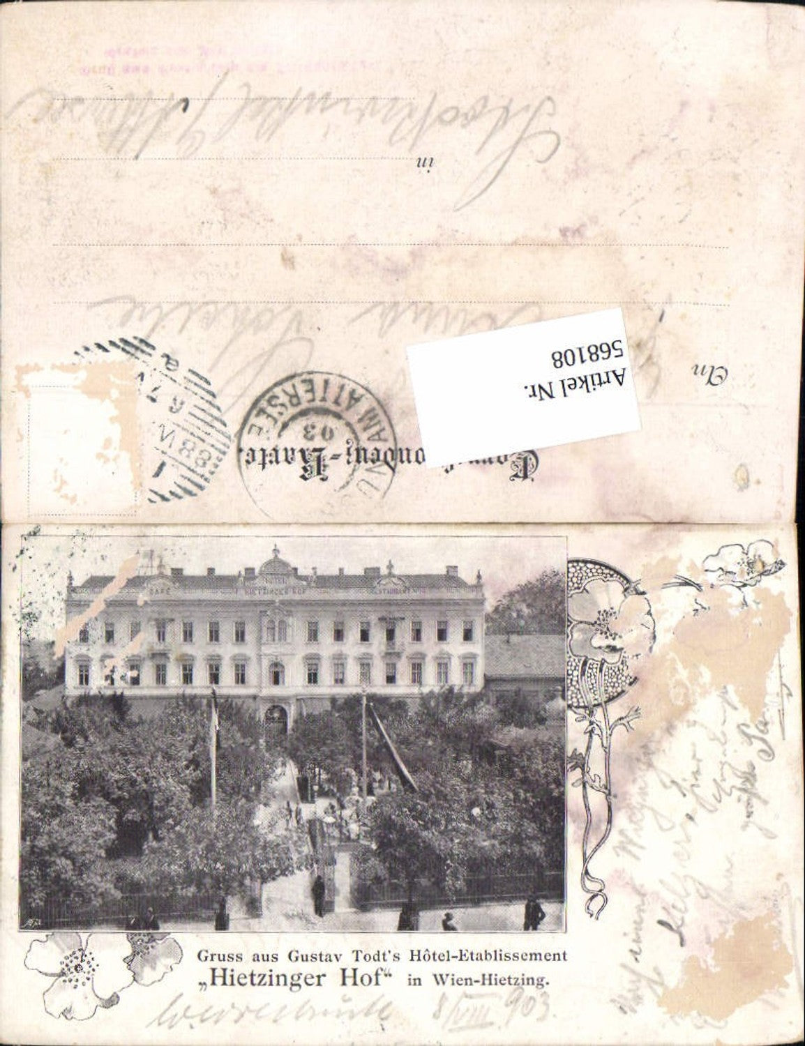 Alte Ansichtskarte – Old Postcard