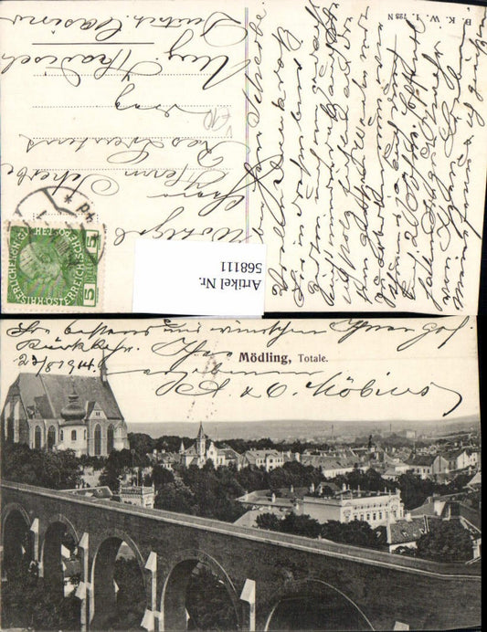 568111,Mödling Klause Viadukt pub B.K.W.I. 723 N