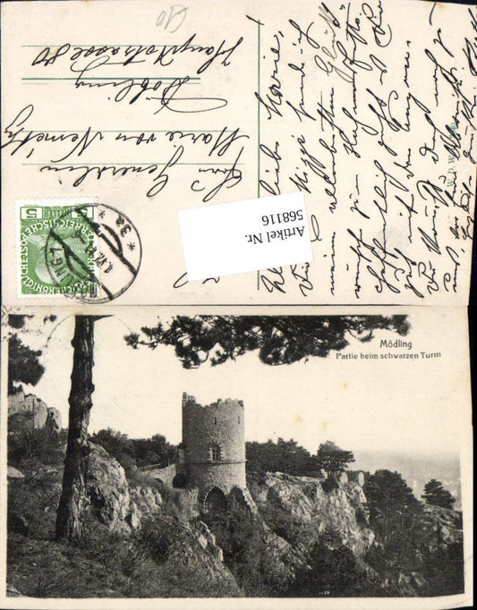 568116,Mödling b. Wien Partie beim Schwarzen Turm