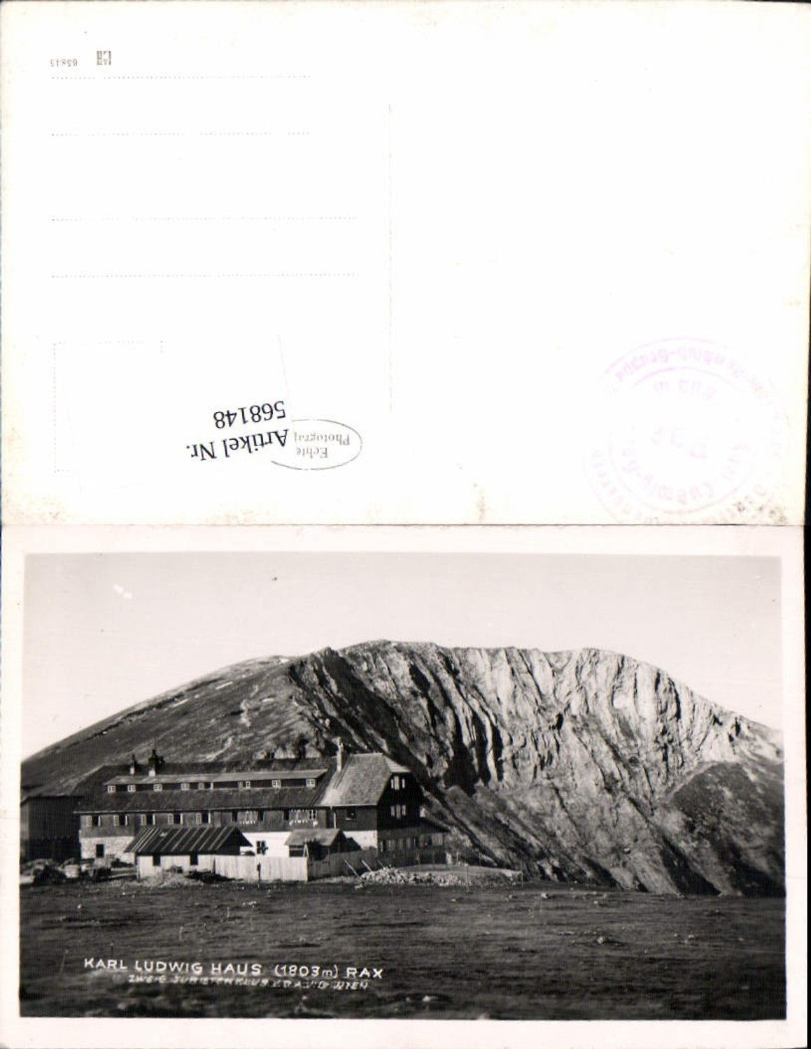 568148,Karl Ludwig Haus Rax Reichenau Prein