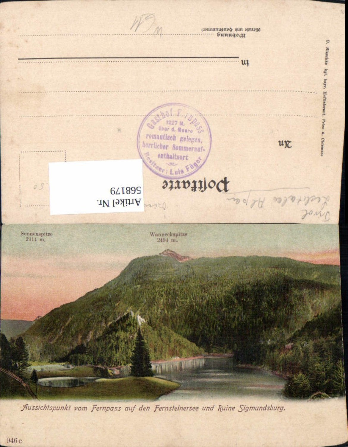 Alte Ansichtskarte – Old Postcard