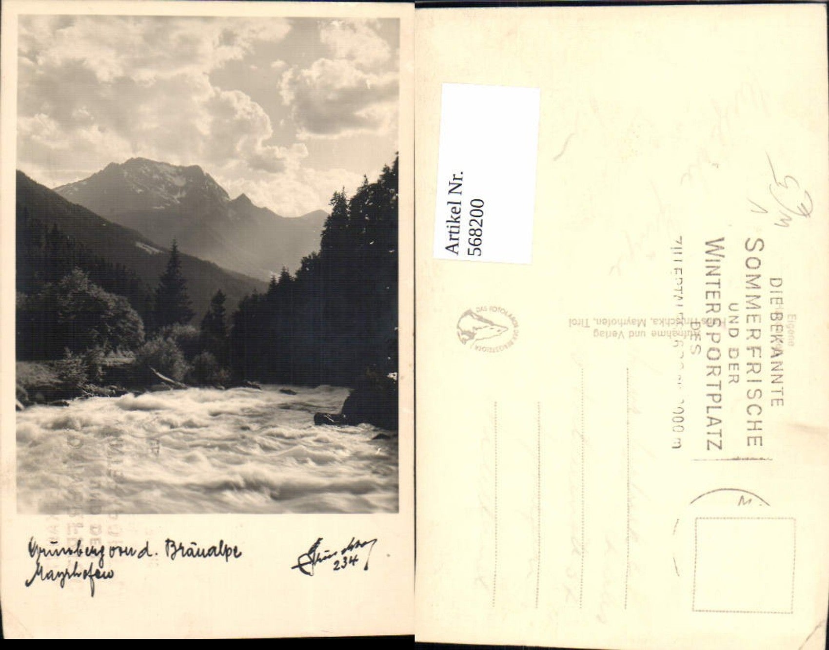 Alte Ansichtskarte – Old Postcard