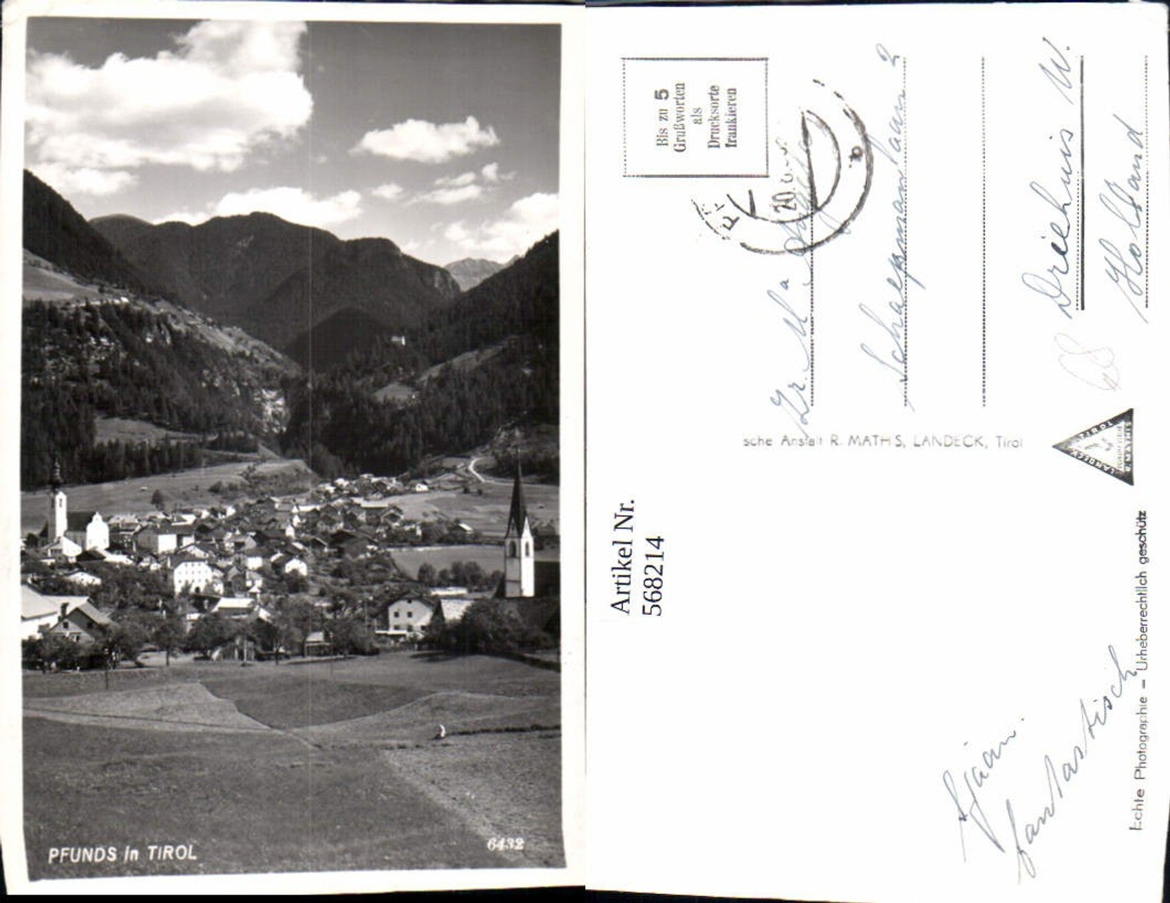 Alte Ansichtskarte – Old Postcard