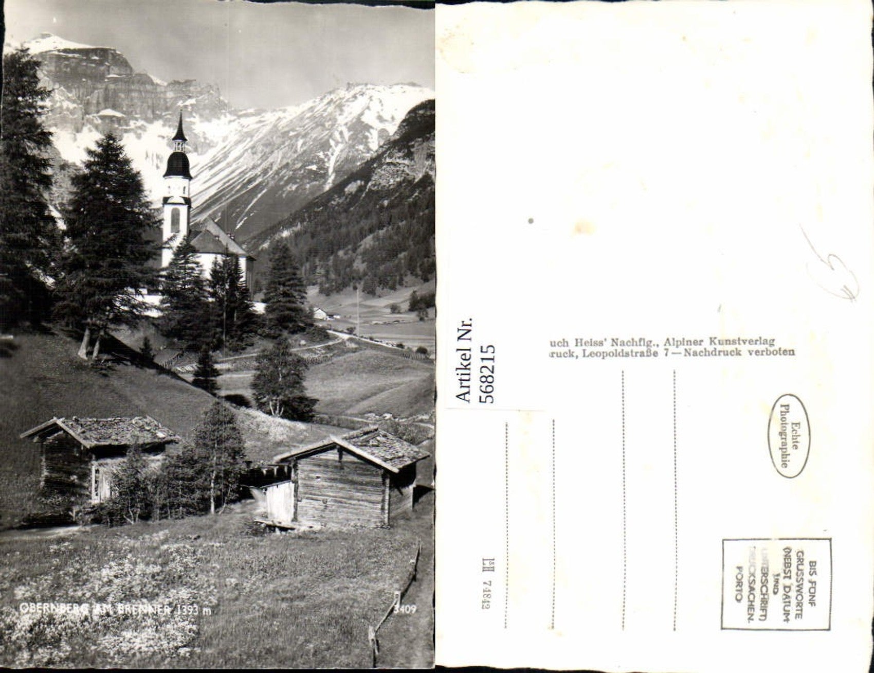 Alte Ansichtskarte – Old Postcard