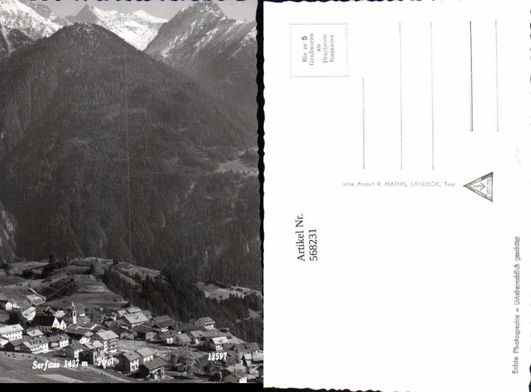 Alte Ansichtskarte – Old Postcard