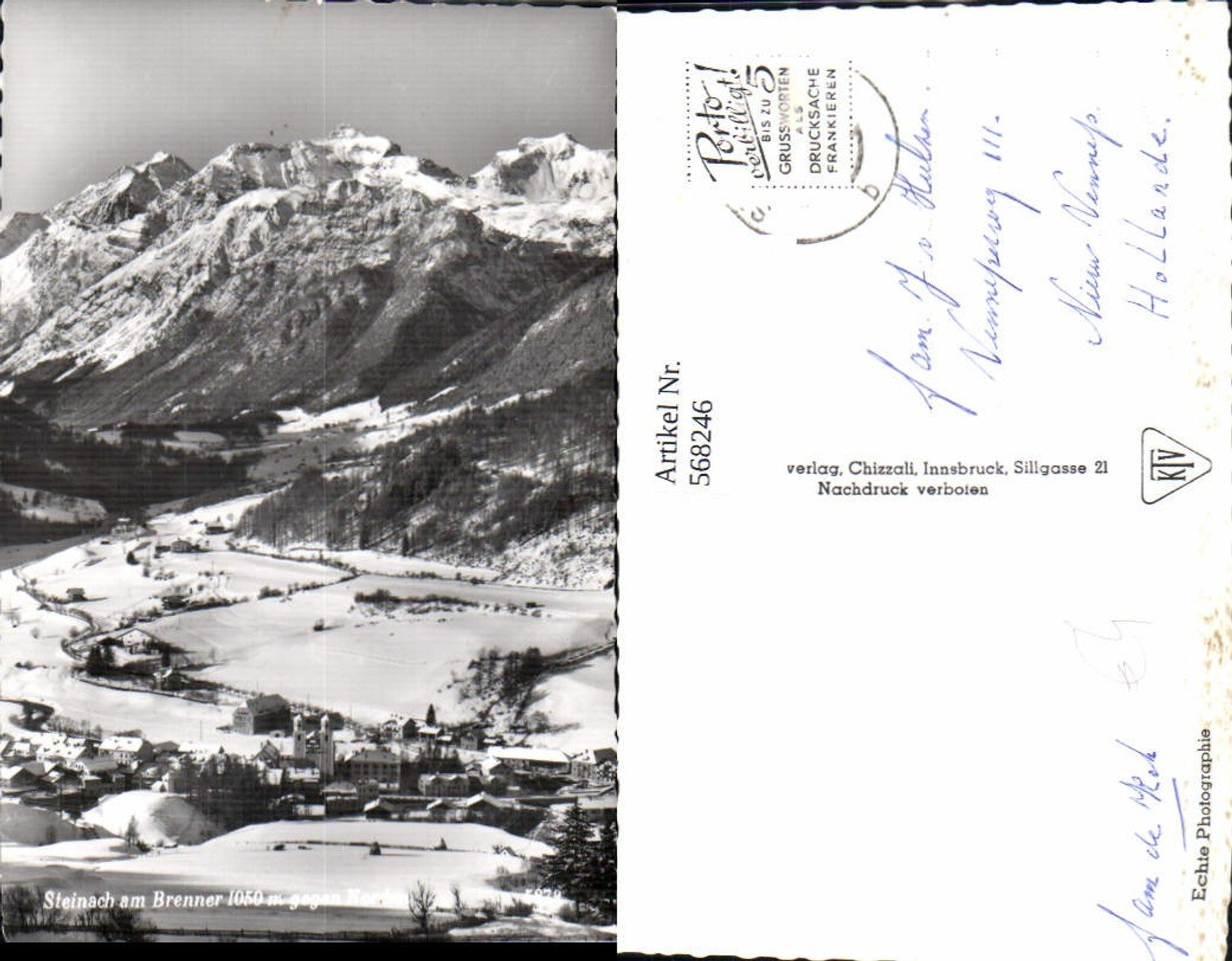 Alte Ansichtskarte – Old Postcard