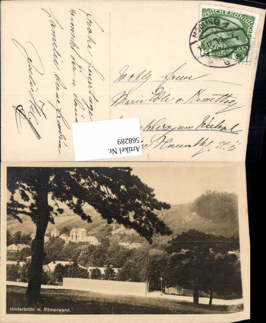 568289,Hinterbrühl bei Mödling Römerwand