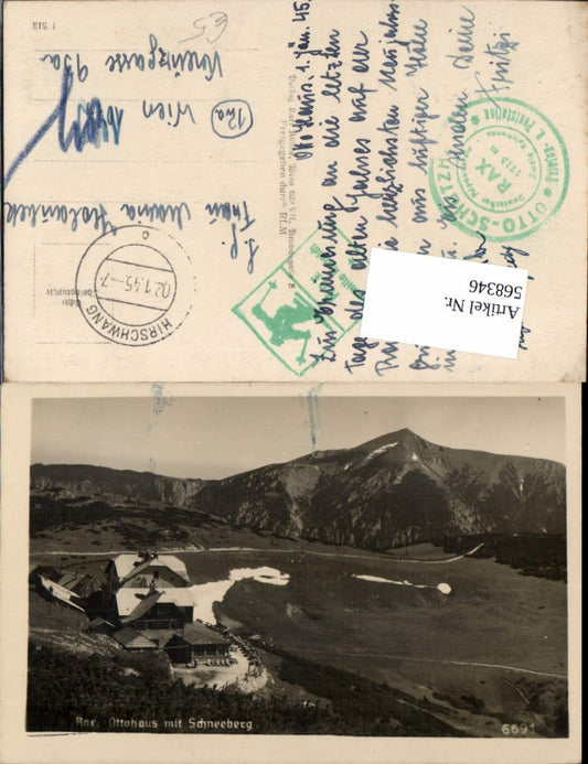 568346,Rax Ottohaus Schneeberg Reichenau Hirschwang