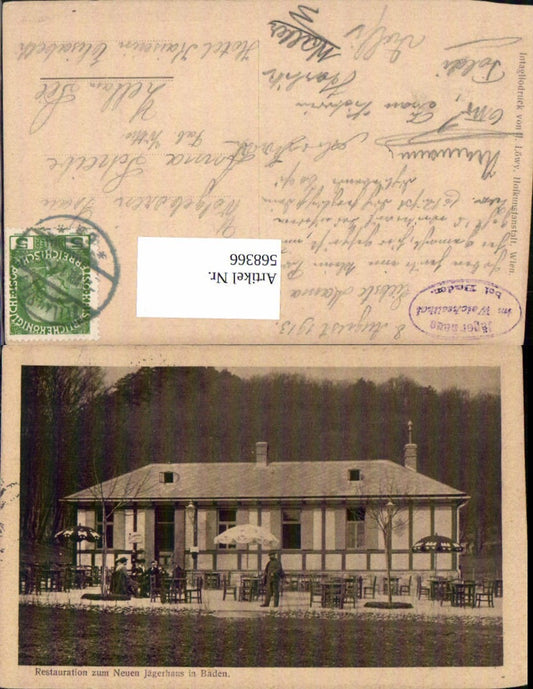 568366,Baden bei Wien Restauration zum Neuen Jägerhaus