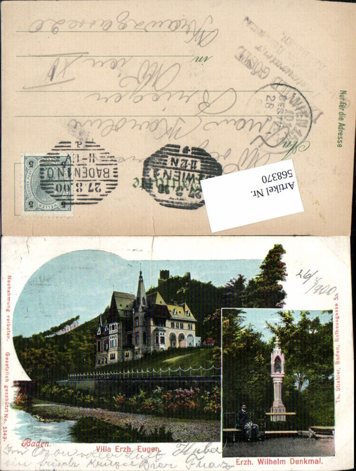 568370,Baden bei Wien Villa Erzherzog Eugen