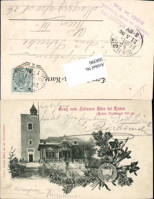 568390,Baden bei Wien Schutzhaus Lindkogel Eisernes Tor