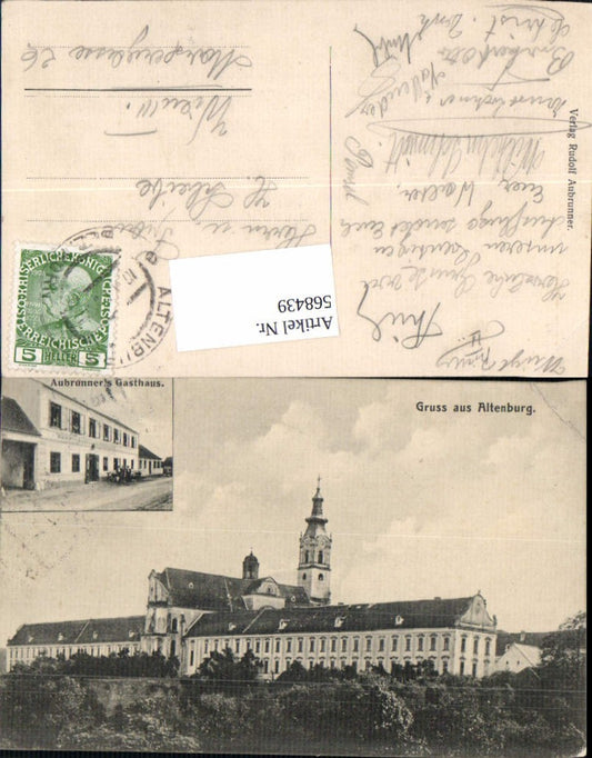568439,Gruss aus Altenburg bei Horn Gasthaus Aubrunner