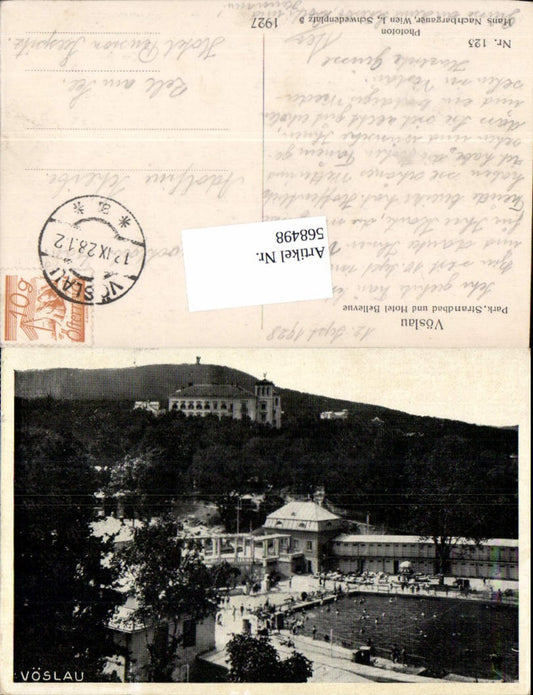 568498,Bad Vöslau Park Strandbad Hotel Bellevue pub Nachbargauer