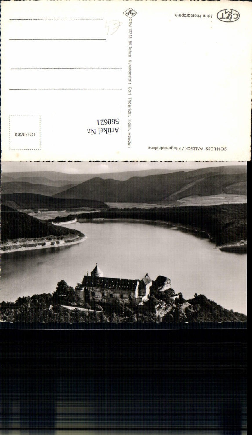 568621,Fliegeraufnahme Waldeck Ansicht Schloß Waldeck