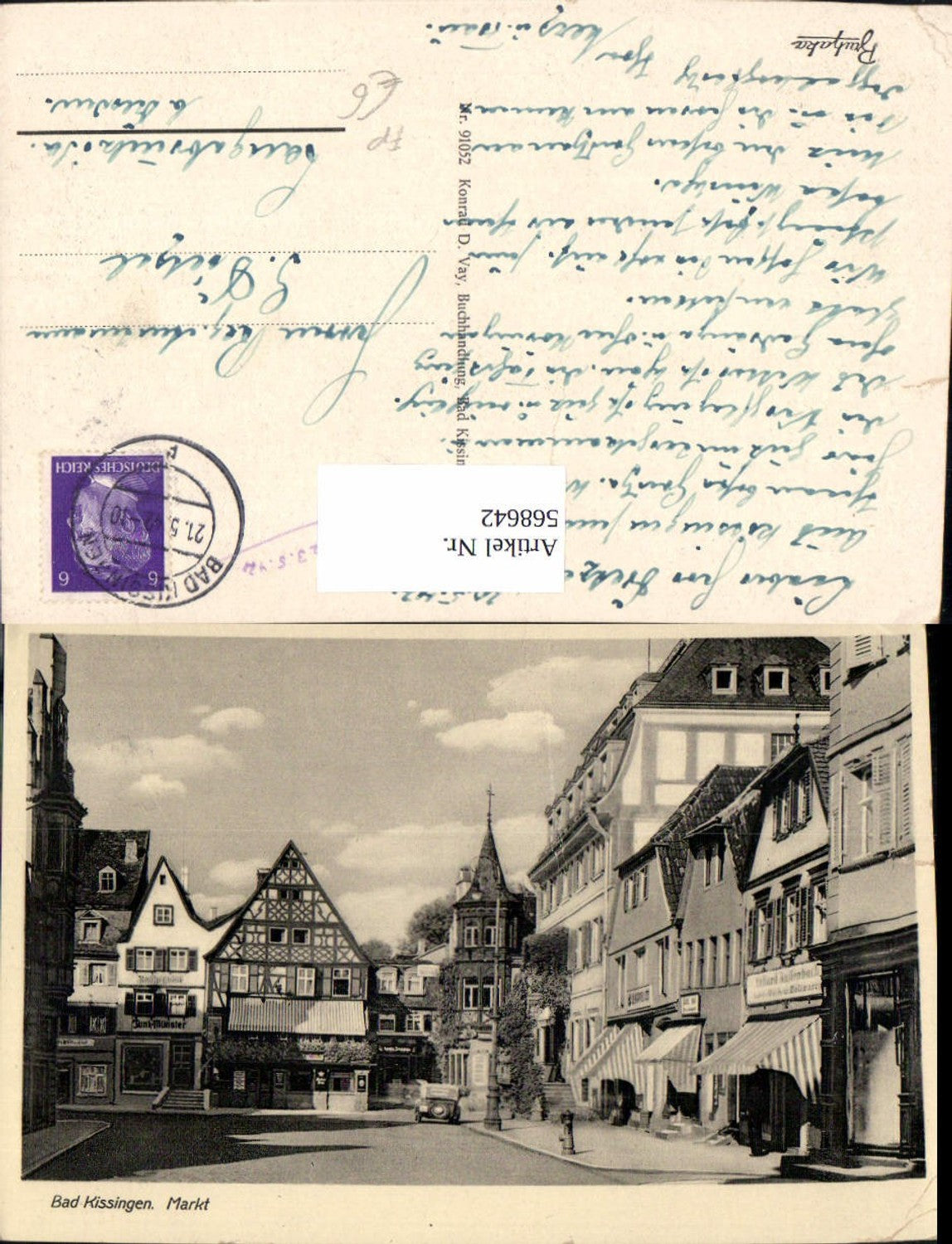 568642,Bad Kissingen Markt Automobil Feldpost
