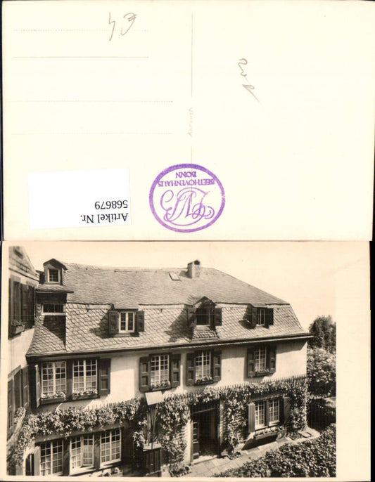 568679,Foto Ak Bonn Beethovenhaus