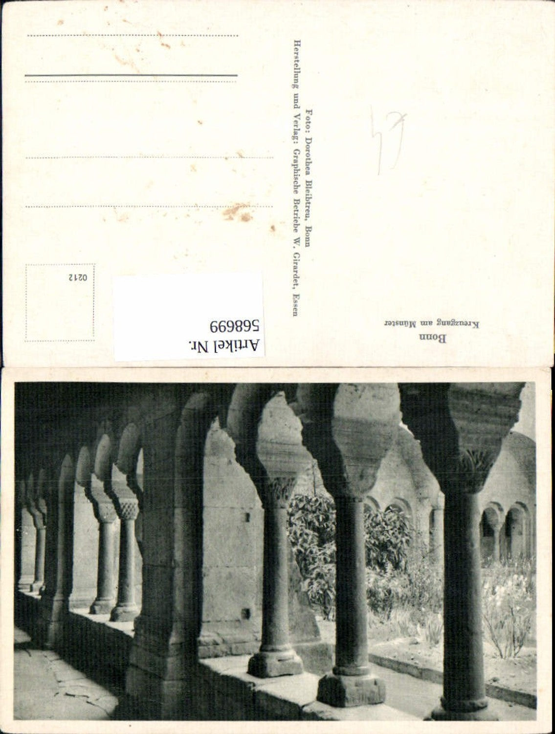 568699,Bonn Kreuzgang a. Münster