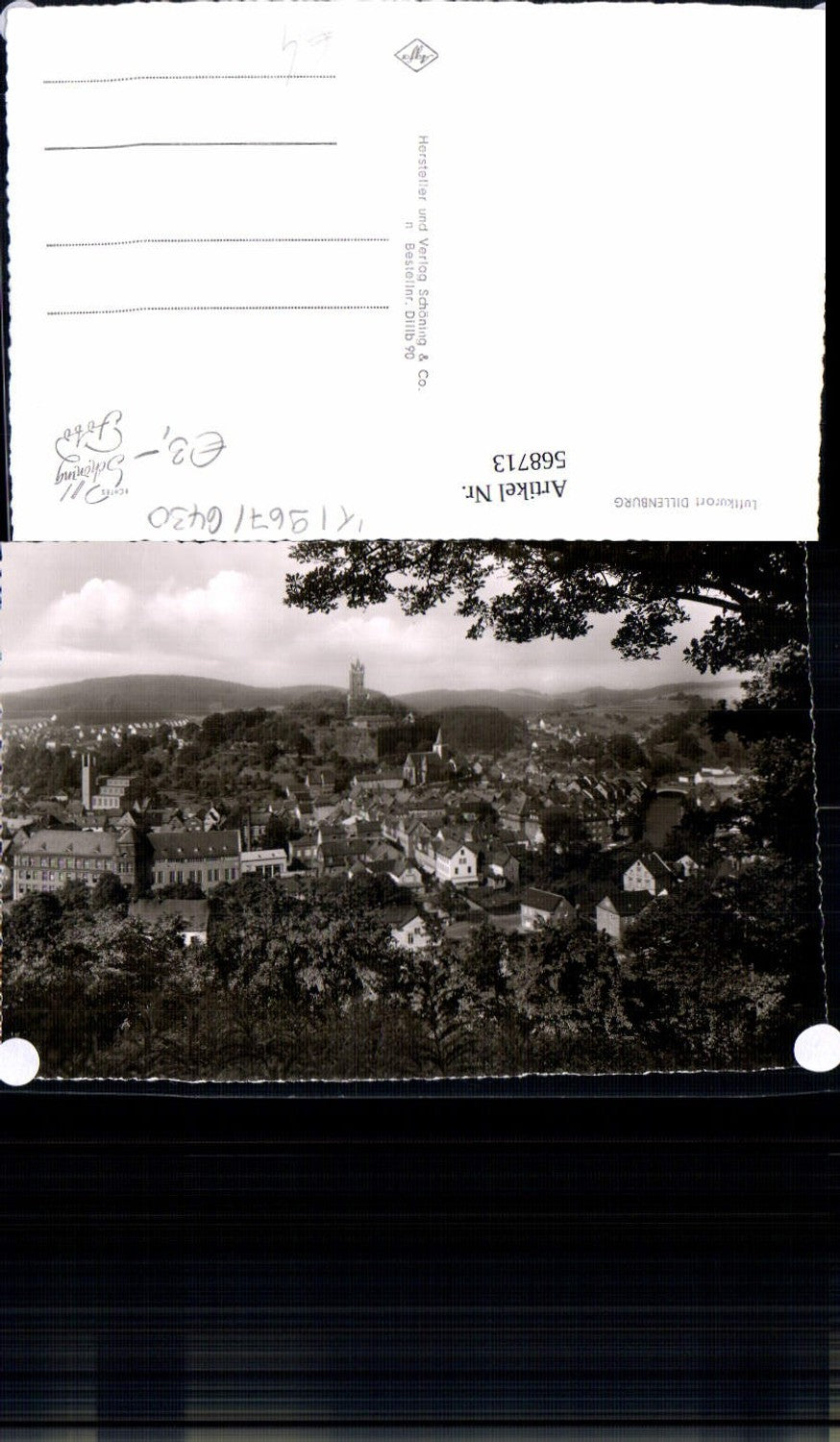 568713,Foto Ak Dillenburg Totale