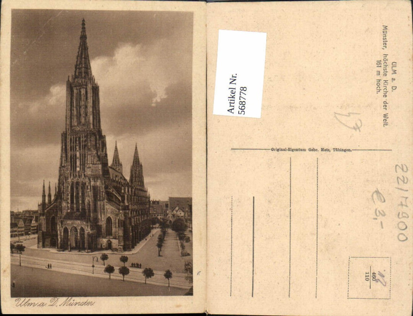 568778,Ulm a. d. Donau Münster