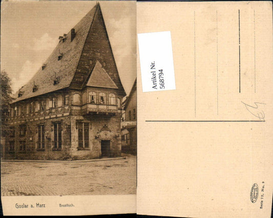 568794,Goslar a. Harz Brusttuch Gebäude