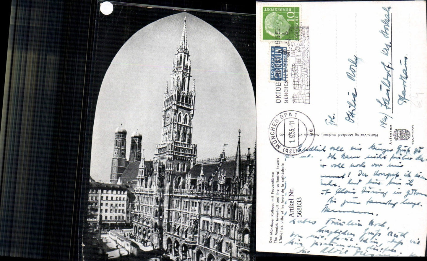 568833,München Rathaus m. Frauentürme