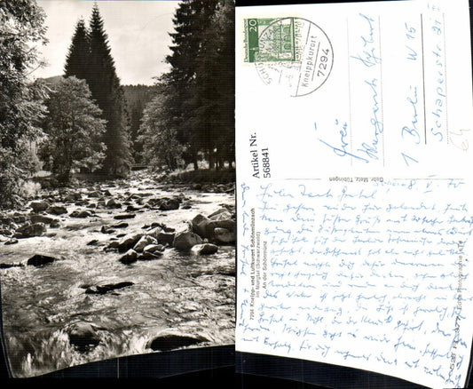 568841, Photo Ak Baiersbronn Schönmünzach Murgtal Black Forest