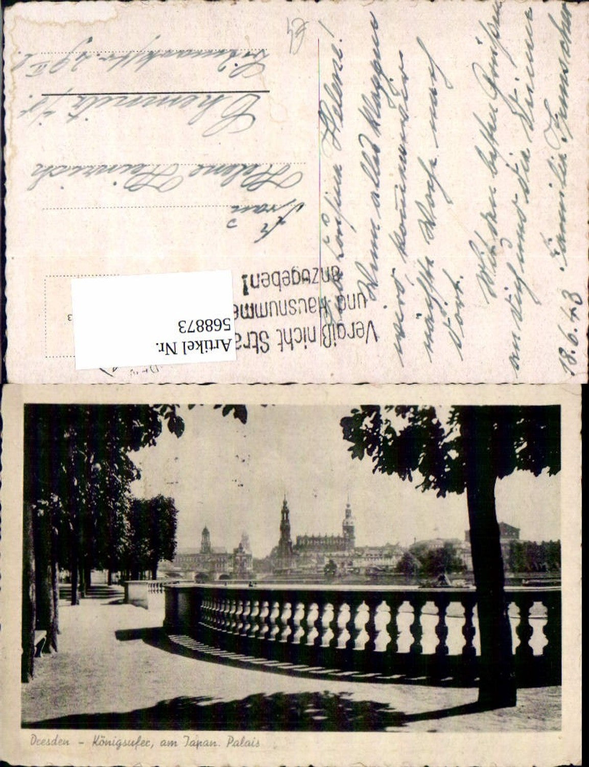 568873,Dresden Königsufer am Japanischen Palais