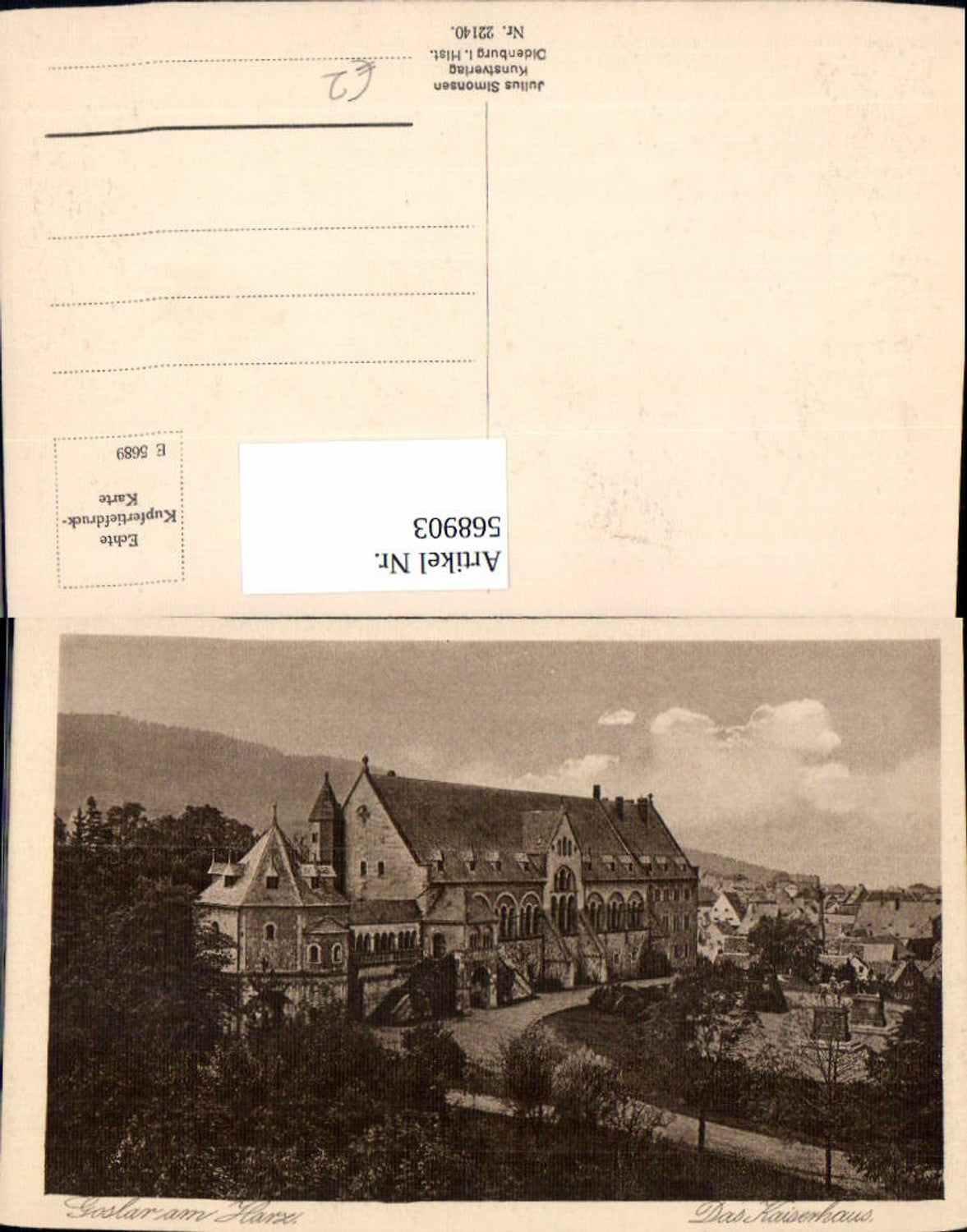 568903,Goslar Harz Kaiserhaus