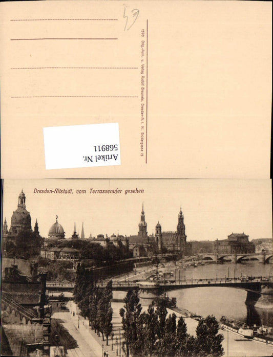 568911,Dresden Altstadt v. Terrassenufer gesehen