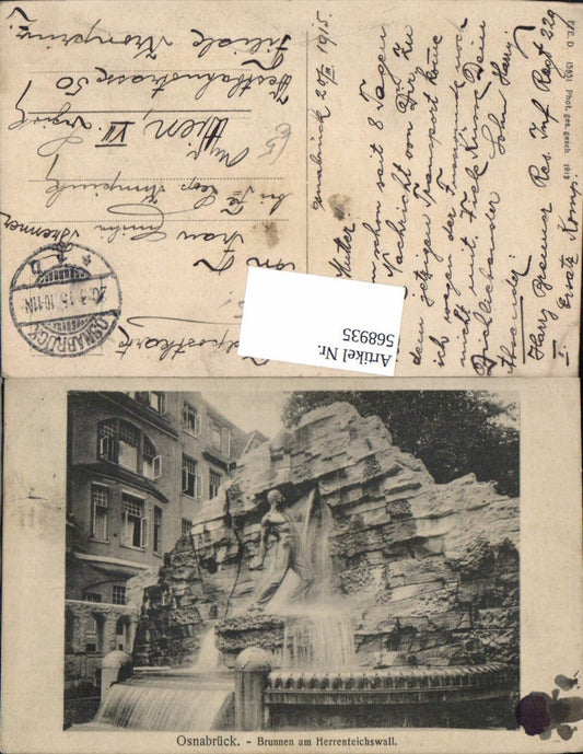 568935,Osnabrück Brunnen a. Herrenteichswall