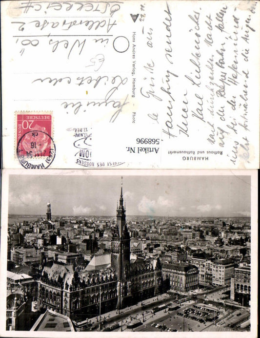 568996,Hamburg Rathaus u. Rathausmarkt