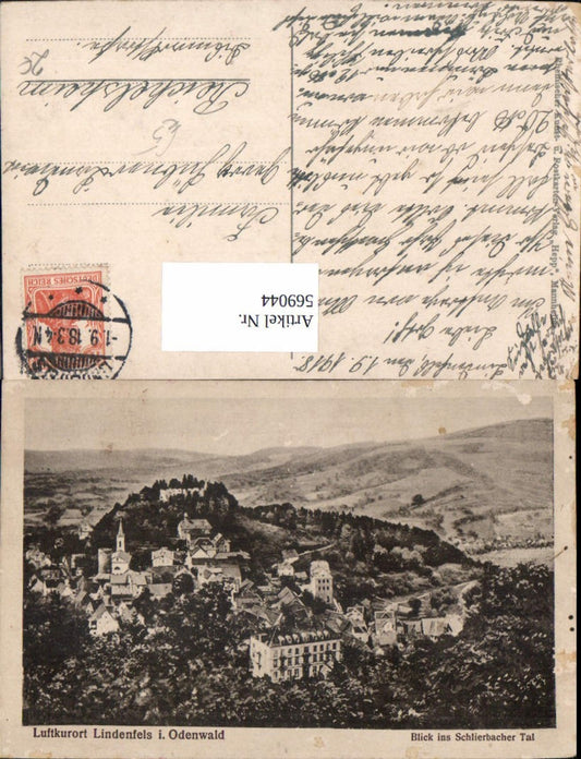 569044,Lindenfels Odenwald Blick ins Schlierbacher Tal