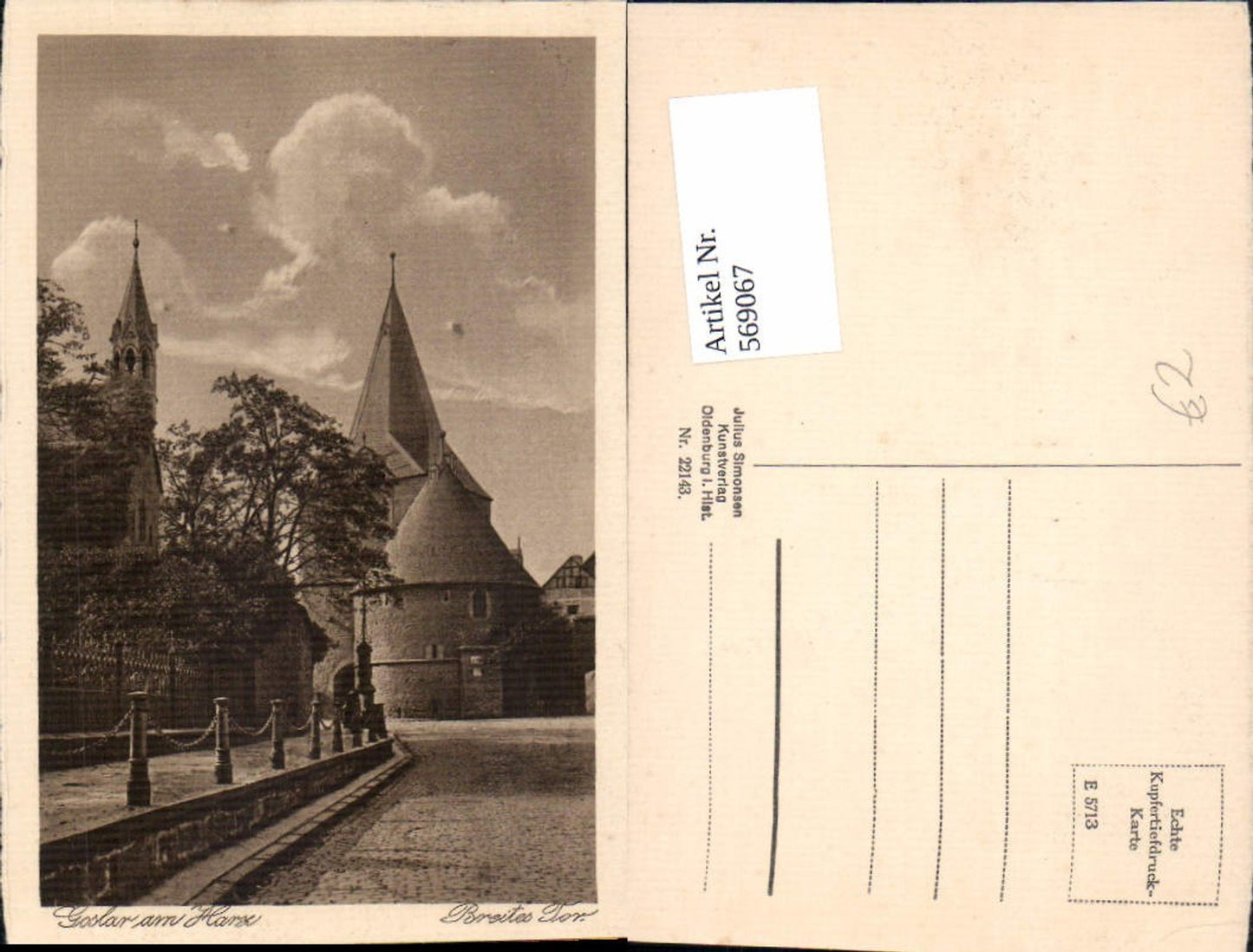 569067,Goslar i. Harz Breites Tor