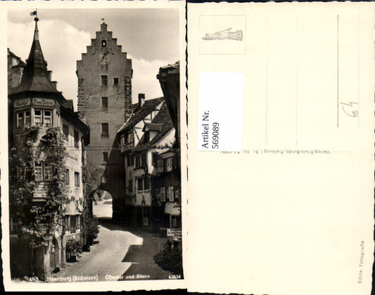 569089, Photo Ak Meersburg Lake Constance Upper Gate and Bears