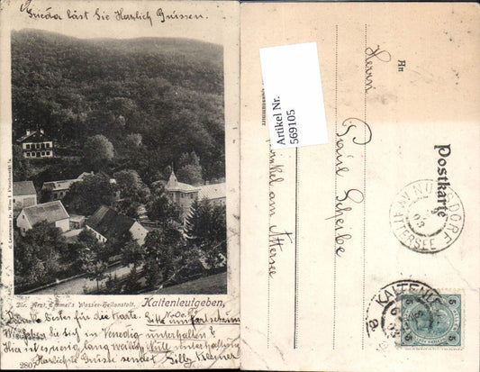 569105,Kaltenleutgeben bei Wien Wasserheilanstalt pub Ledermann 2807