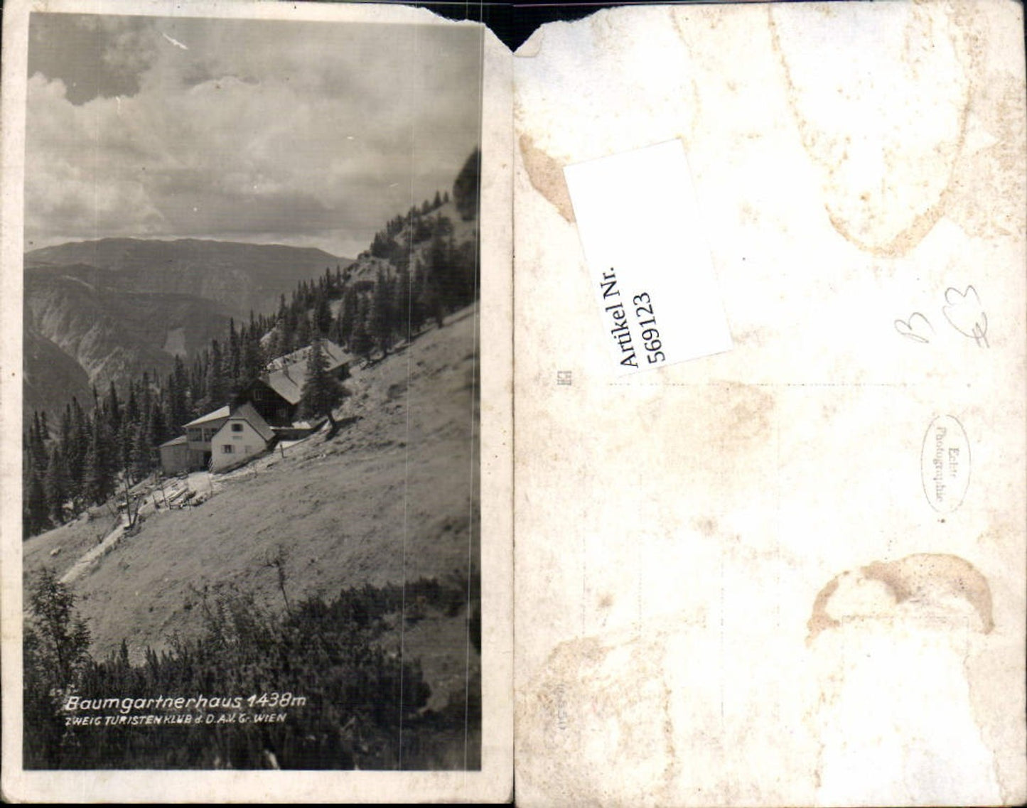 569123,Baumgartnerhaus b. Puchberg an Schneeberg