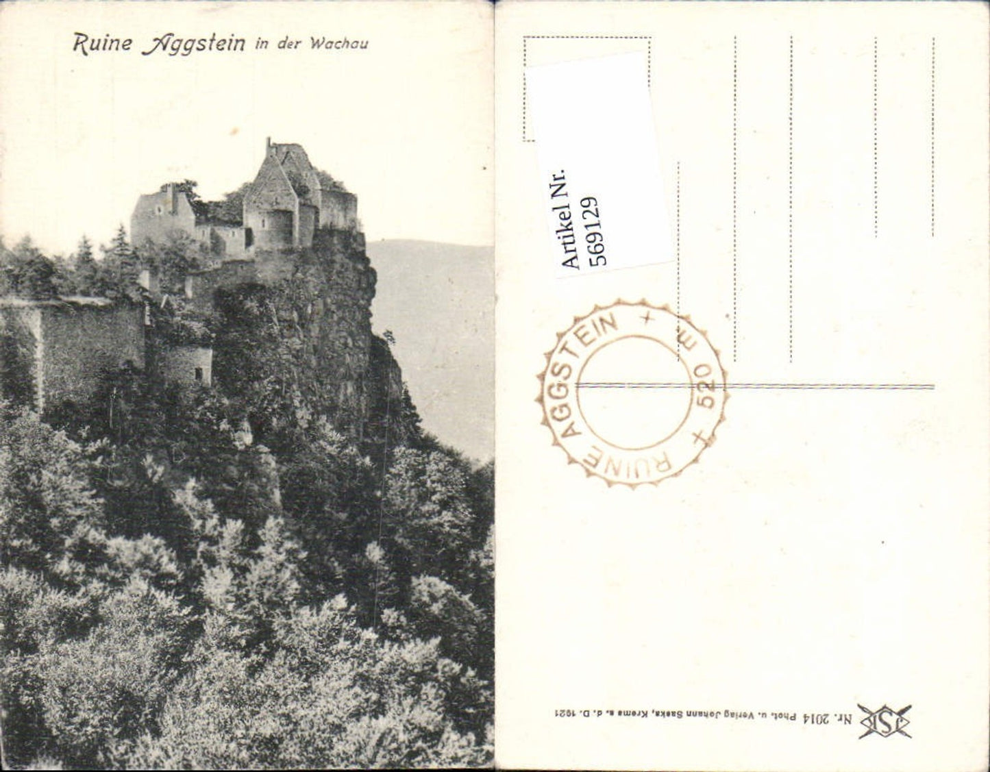 569129,Ruine Aggstein an der Donau