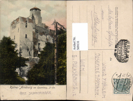 569131,Ruine Araburg bei Kaumberg pub Ledermann 8337