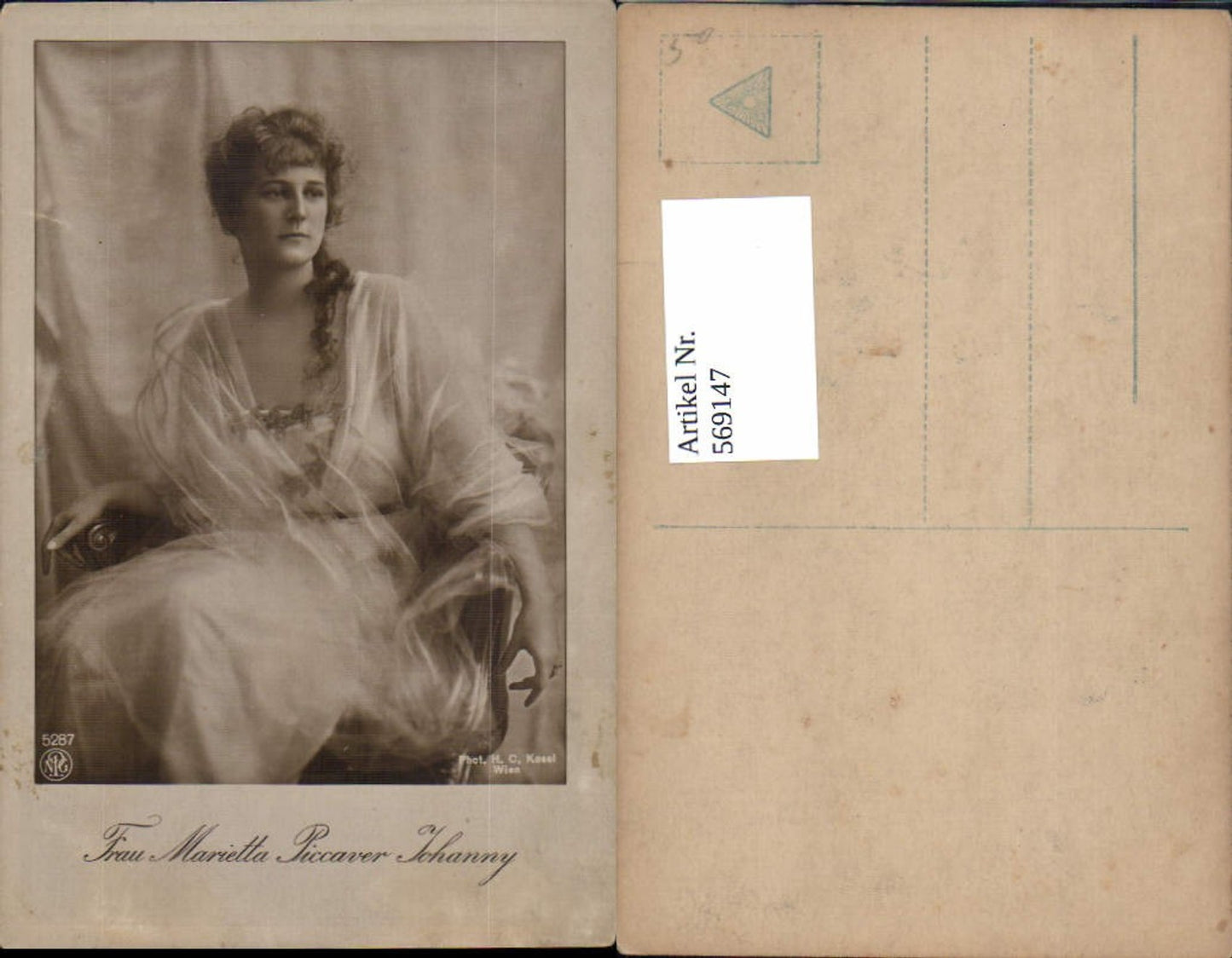 569147,Marietta Piccaver Johanny pub H.C. Kosel NPG 5287