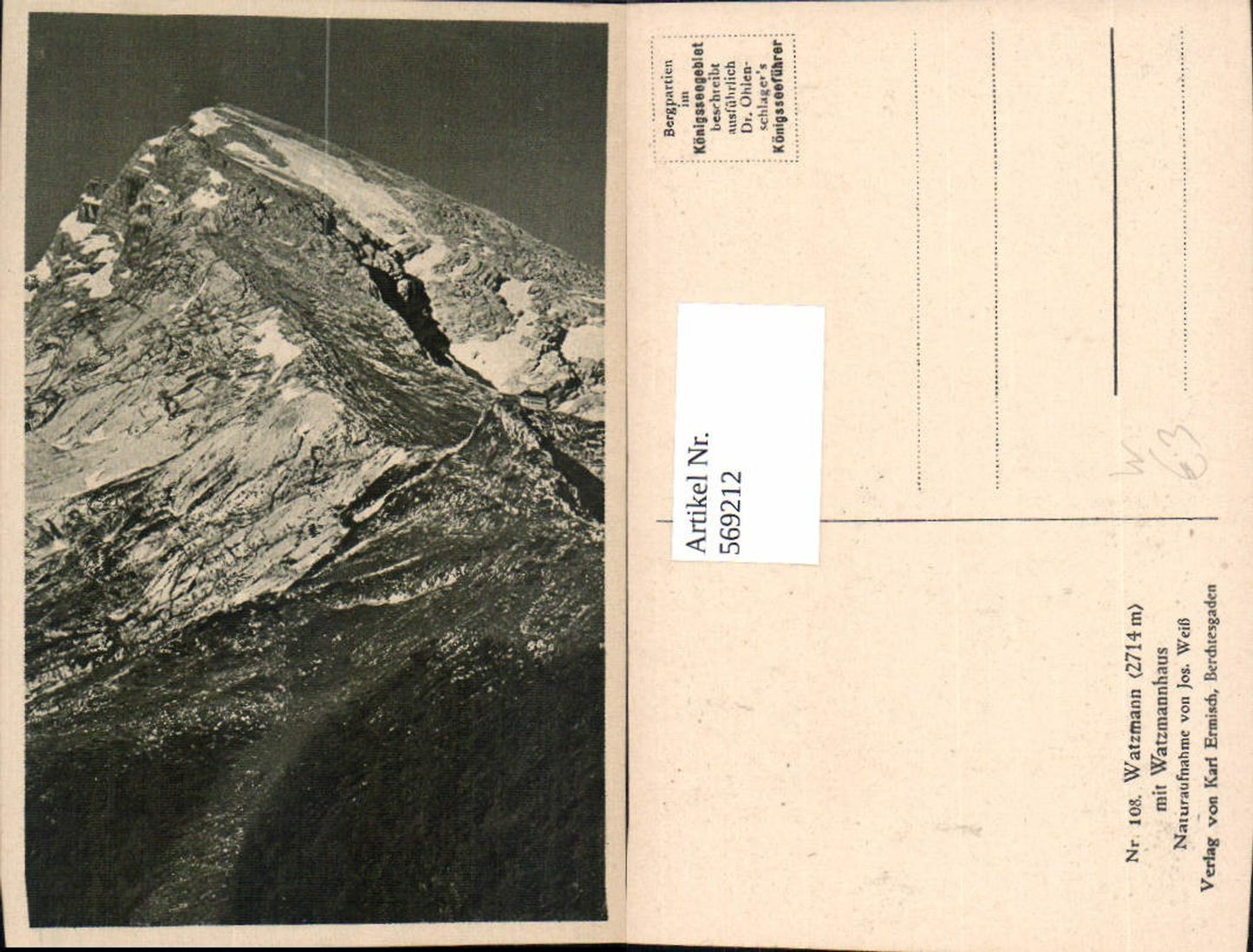 569212,Watzmann Watzmannhaus Ramsau bei Berchtesgaden