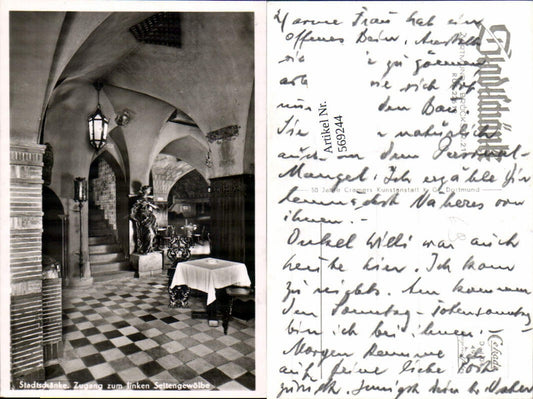 569244,tolle AK Dortmund Brückstraße Stadtschänke Gasthaus