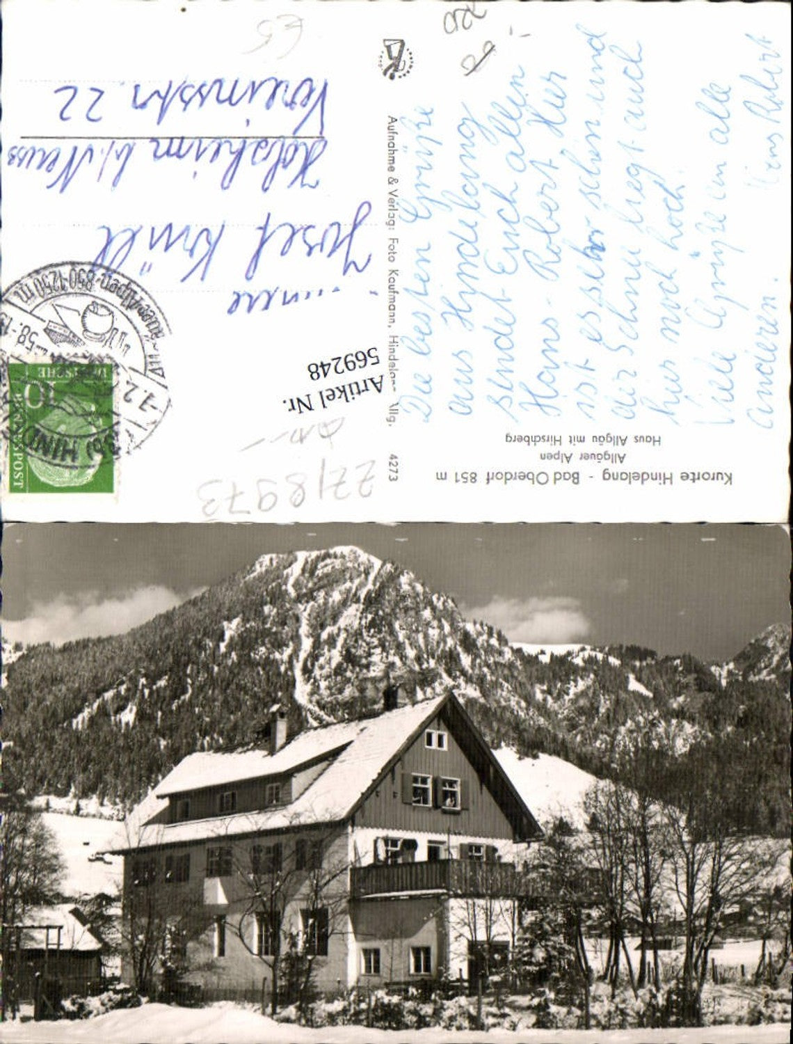 569248,Hindelang Bad Oberdorf Haus Allgäu Hirschberg