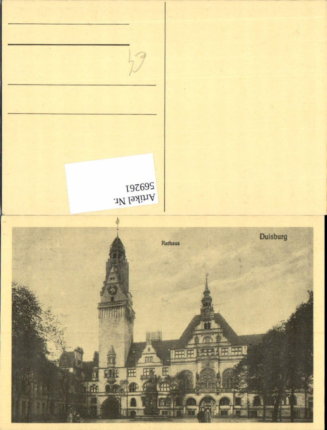 569261,Duisburg Rathaus
